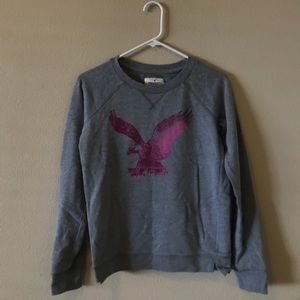 american eagle crew neck sweatshirt